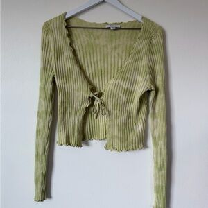 American Eagle Tie Front Size Large